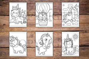 Unicorns Big and Bold Coloring Book