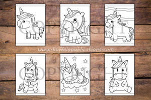 Unicorns Big and Bold Coloring Book