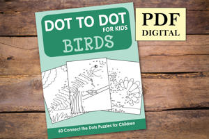 Birds Dot to Dot for Kids