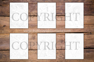 Yoga Poses Ink Tracing Coloring Book for Adults